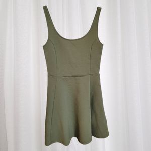 Green Divided H&M dress